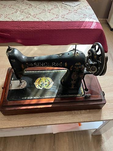 İncəsənət və kolleksiyalar: SINGER tikiş maşını 1913 il. Iştək vəziyyətdədir. Üst gapagı yoxdur — 2
