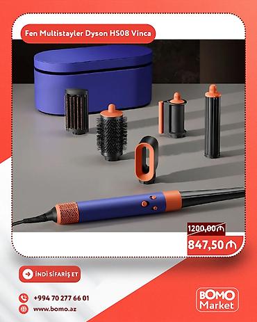 vinç: 🔥 Fen Multistayler Dyson Airwrap HS08 Vinca Blue Topaz Orange ✅ — 1