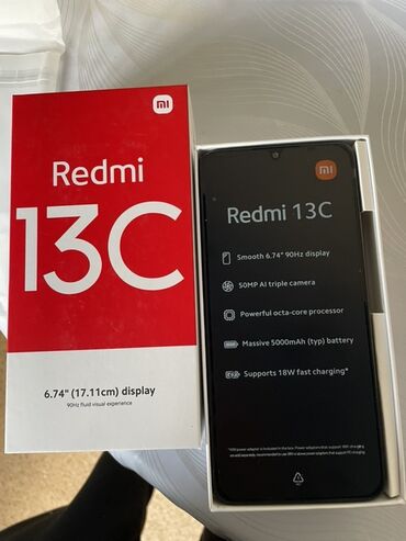 телефоны редми нот 9: Redmi, Redmi 13C, Новый, 256 ГБ, цвет - Черный, 1 SIM, 2 SIM