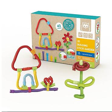 lw papuce: EurekaKids plastične vijuga kockice – 3D Building Stick-Garden - — 1