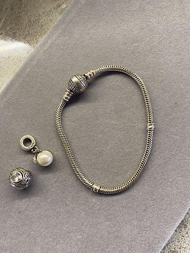 sette gumus: Bilərzik, Pandora, Gümüş, 13 g, Rayonlara çatdırılma, Ünvandan götürmə, Pulsuz çatdırılma — 1