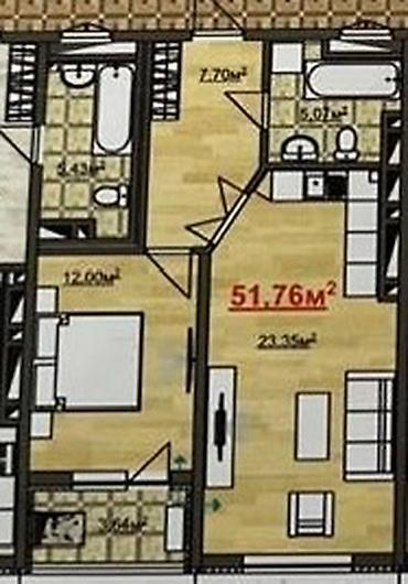 Продажа квартир: 1 комната, 52 м², 15 этаж, ПСО (под самоотделку) — 3