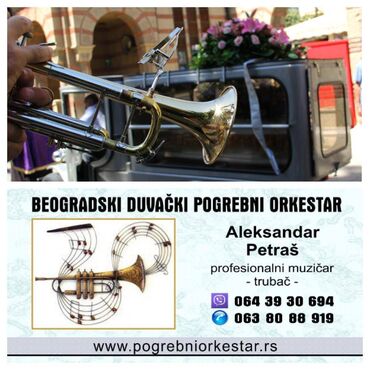 sah u Srbija | Sport i hobi: Solo truba,violina,hor ili orkestar za sahrane pogrebe Muzičar -