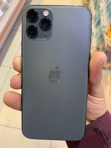 чехлы на 11 айфон: IPhone 11 Pro, Колдонулган, 256 ГБ, Matte Space Gray, Каптама, 81 %