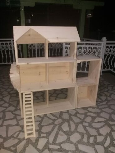 Kućice za lutke: Nova rucno napravljena kucica od cistog drveta. Bez igracaka — 2