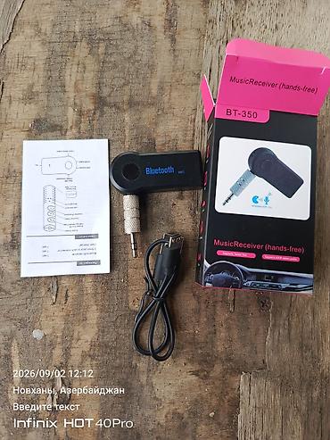 hdd 2 t: Bluetooth Musiqi Qəbuledicisi (hands‑free) – BT-350 Xüsusiyyətlər: - — 1
