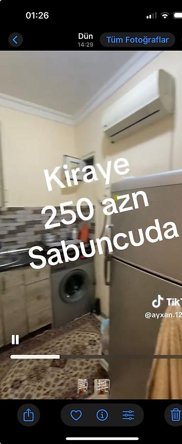 Uzunmüddətli kirayə evlər: Salam Sabunçuda 155 saylı məktəbin yanı 70 nömrəli aftabus — 1