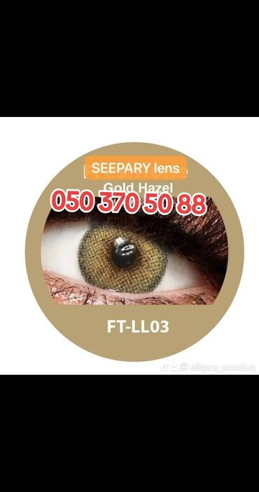 Digər: Lens linza koreya istehsalı olan linza +qab rəngli kosmetik linza — 10
