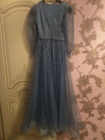 Donlar: Parıltılı mavi ziyafət donu satılır 👗✨ 💙 Zərif mavi rəng ✨ Parıltılı — 2
