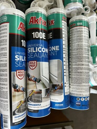 рисунок на стене: Универсальный силиконовый герметик Akfix 100E, предназначенный для