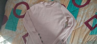 čipkasta bluza: 2XL (EU 44), Jednobojni, bоја - Roze