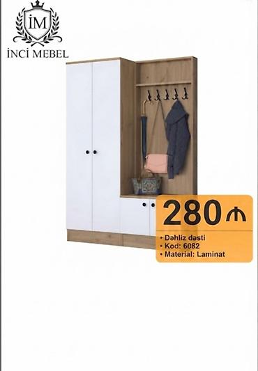 embawood dolab: Yeni, 2 qapılı, Kredit, Ağ, Açılan, Düz dolab — 1