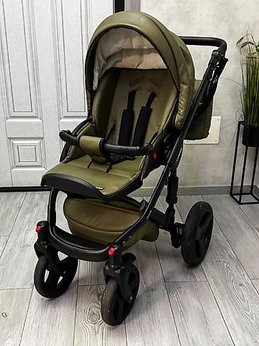uşaq gəzdirən: Verdi Mirage Deri model xaki reng kalyaska 220 azn tecili satilir tam — 3