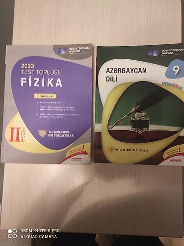 Azərbaycan dili və fizka test toplusu qiymət 1 nə aiddir təzədən lalafo.az -da Azərbaycan dili və fizka test toplusu qiymət 1 nə aiddir təzədən
