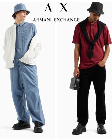 мужская одежда uomo: Батники Armani Exchange