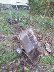 садовая тележка: Садово-строительная тачка и тележка, Стальная, Двухколесная, Б/у, В розницу