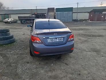 Hyundai: Hyundai Accent sedan - Kuzov: sedan, boz rəng - Mühərrik: benzin - — 4