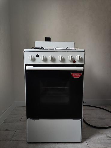baking oven: Газовая печь, Б/у, Напольная, цвет - Белый — 3