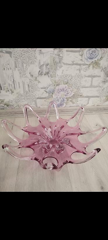 meduza qab: Məhsul: Meduza şüşə meyvə qabı.en böyük ölçü - Material: qalın — 1