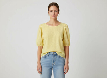 bluzki z rękawem 3 4 orsay: Orsay, Women's blouse, size M