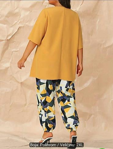 torba bugatti: Komplet za žene (plus size) – tunika i pantalone - Gornji deo — 2