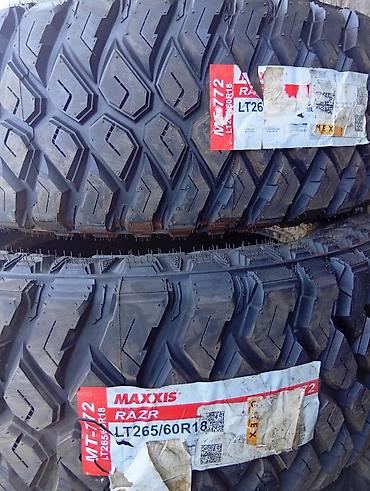 грязевой шина: Внедорожные шины Maxxis RAZR MT-772 - Размер: LT265/60R18 - — 4