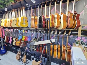 Akustik gitaralar: Akustik gitara, 6 sim, Yeni, Ünvandan götürmə — 10
