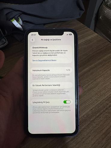 IPhone 11, 128 GB, Göy, Face ID