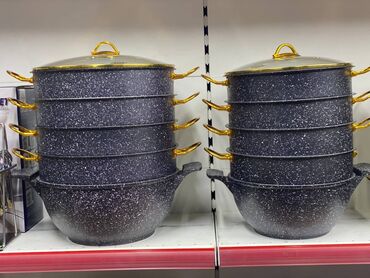 каменная посуда: Мантоварки премиум качества по акции ! Каменные антипригарные