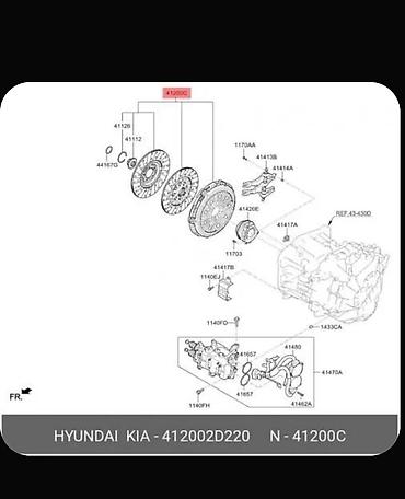 сцепление робот: Сцепление в сборе Hyundai/KIA 41200-2D220 Seltos Sportage Tucson Kona — 5