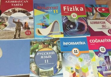 Digər məktəb dərslikləri: Her biri 3 azn.Azerbaycan tarixi 4 azn