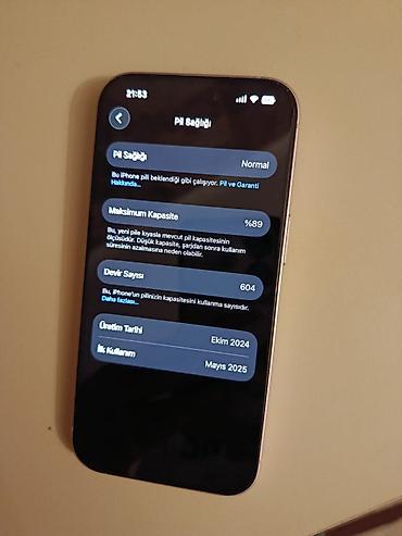 2 el iphone: IPhone 15, 128 GB, Çəhrayı, Face ID — 5