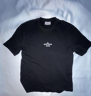 Kişi geyimləri: Futbolka, Stone Island, Standart, rəng - Qara — 1
