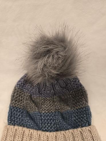 Şəxsi əşyalar: Toxunma, trikotaj papaq, İşlənmiş, rəng - Boz, One size — 5