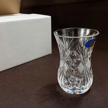 murebbe qabi: Armudu stəkanlar, Xrustal, 12 ədədli dəst, 200 ml, Rusiya
