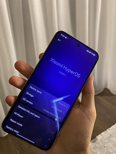 256: Xiaomi, 14, Б/у, 256 ГБ, цвет - Белый, 2 SIM — 2