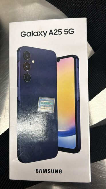 ucuz mobil telefonlar: Samsung Galaxy A25, 256 GB, rəng - Qara, İki sim kartlı, Face ID, Sensor