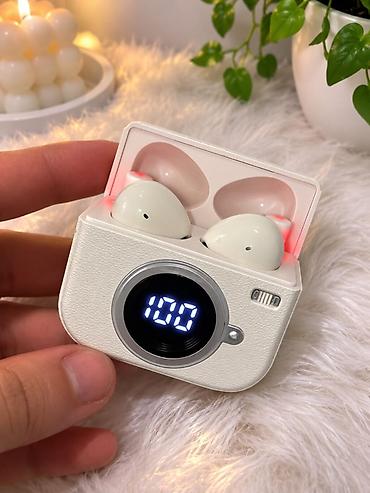 telefon aksesuarları toptan satış: Yeni Simsiz (Bluetooth) Qulaqcıqlar, rəng - Ağ — 1