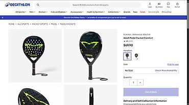 velika gitara: Kuikma Reket za padel Adult Padel Racket Comfort Licno u Novom Sadu — 6