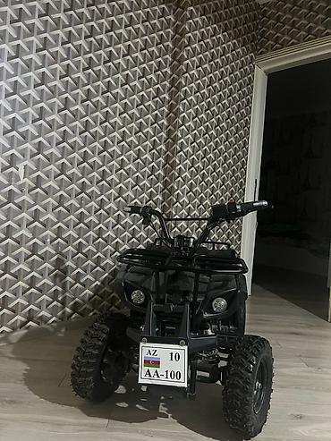 atv pilus: Uşaq/yeniyetmələr üçün elektron ATV kvadrosikl - Rəng: qara - Güclü — 1