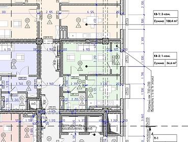 квартира в бишкеке: 1 комната, 36 м², Ак-Орго ж/м Элитка, 7 этаж, ПСО (под самоотделку) — 7