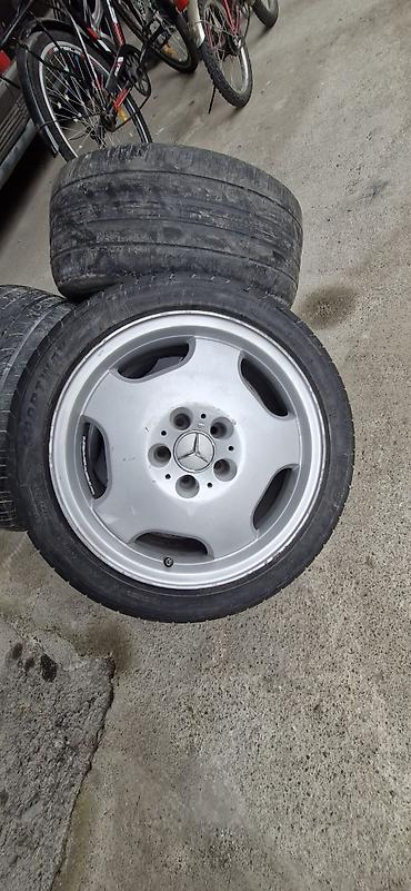 avtomobil ucun aksesuarlar: İşlənmiş Disk təkər Mercedes-Benz 225 / 45 / R 17, 5 Boltlu — 2