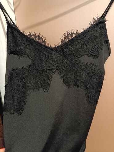 Bodi: Zara, S (EU 36), Saten, bоја - Crna — 1