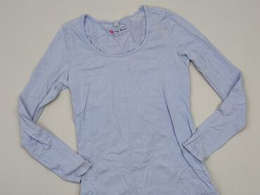 błękitna eleganckie bluzki: Bluzka Damska, S, stan - Bardzo dobry