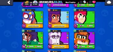 NES Classic: Brawl Stars hesabı – geniş və güclü kolleksiya Ümumi göstəricilər: -