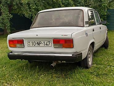 VAZ (LADA): VAZ 2107 sedan - Kuzov: klassik, ağ rəng - Ön hissə: xrom radiator — 4