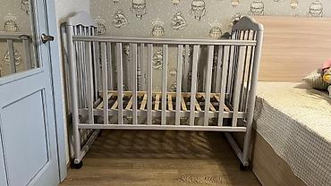 bunk bed: Детская кровать из массива березы. Размер: 120х60 см Цвет — 5