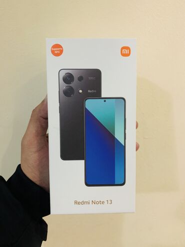 xiaomi redmi note 9 pro max: Xiaomi Redmi Note 13, 128 GB, rəng - Mavi, 
 Barmaq izi