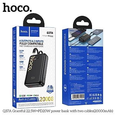 Kateqoriya: Power banklar Brend: Hoco Model: Q37A Black 20.000mAh