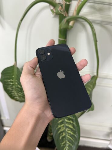 кампютер новый: IPhone 12, Б/у, 128 ГБ, Черный, Защитное стекло, Чехол, 83 %